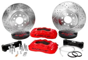 Chevrolet Trailblazer Brake Kit - Front - Baer Brakes - 14in Pro - Silver - `06-`09